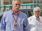 Берни Экклстоун и Чейз Кэри, новый глава Formula One Group (слева)