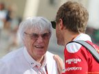 Берни Экклстоун и Себастьян Феттель
