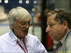 Берни Экклстоун (слева) и Жан Тодт