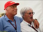 Ники Лауда и Берни Экклстоун 
