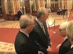 Берни Экклстоун на президентском приеме в Будапеште