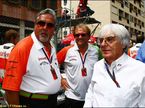 Берни Экклстоун и глава Force India Виджей Малья