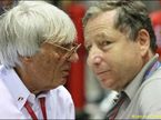 Глава менеджмента Ф1 Берни Экклстоун и президент FIA Жан Тодт