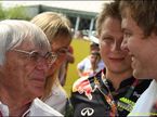 Берни Экклстоун и Себастьян Феттель