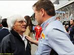Берни Экклстоун и директор Pirelli Motorsport Пол Хембри
