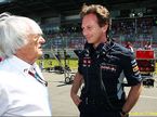 Берни Экклстоун и Кристиан Хорнер