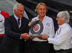 Вручение приза Bernie Ecclestone Award Луке ди Монтедземоло в Монце-2012