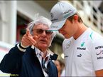 Берни Экклстоун и Нико Росберг