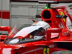 Система Shield на машине Ferrari во время испытаний в Сильверстоуне