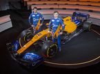 Карлос Сайнс и Ландо Норрис на презентации MCL34