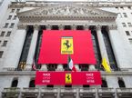 Логотип Ferrari на Нью-йоркской фондовой бирже