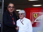 Серджио Маркионне, президент Ferrari, и Берни Экклстоун