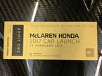 Приглашение на презентацию McLaren