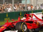 Себастьян Феттель, победитель Гран При Австралии, за рулём Ferrari SF70H
