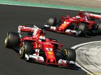Гонщики Ferrari на трассе Гран При Венгрии