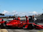 Ferrari на тестах в Барселоне, 2018 год