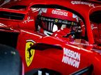 Логотипы Mission Winnow на машине Ferrari на тестах в Абу-Даби