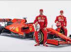 Себастьян Феттель и Шарль Леклер у новой Ferrari SF90