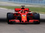 Роберт Шварцман за рулём Ferrari SF71H на тестах во Фьорано в 2021 году