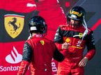 Гонщики Ferrari на подиуме Гран При Майами, фото пресс-службы Ferrari
