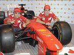 Гонщики Скудерии и игрушечная Ferrari