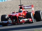Ferrari F138 в последний день тестов в Хересе