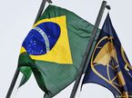 Флаги Бразилии и FIA