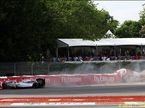 Авария Серхио Переса и Фелипе Массы на Гран При Канады
