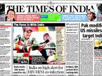 Газета The Times of India