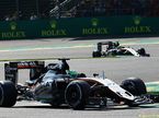 Гонщики Force India на трассе Гран При Бельгии