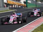 Машины Force India на Хунгароринге