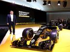 Карлос Гон на презентации машины Renault F1, 2016 год