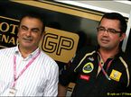 Исполнительный директор Renault Карлос Гон и управляющий директор LRGP Эрик Булье