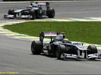 Пилоты Williams на трассе Гран При Бразилии