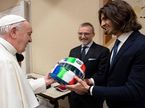 Антонио Джовинацци на встрече с Папой Римским