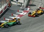 Тимо Глок преследует соперника на трассе в Лонг-Бич. Champ Car, 2005-й год