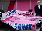 Энди Грин у новой машины Force India VJM11