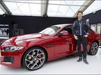 Роман Грожан на презентации Jaguar в Париже