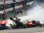 Авария на старте Гран При Бельгии 2012
