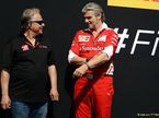 Джин Хаас и Маурицио Арривабене, руководитель команды Ferrari