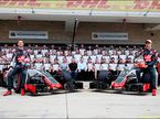 Групповая фотография Haas F1 в конце сезона