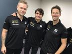 Кевин Магнуссен, Пьетро Фиттипальди и Роман Грожан в новой униформе Haas