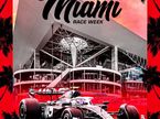 Постер Haas F1, посвящённый Гран При Майами