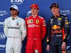 Льюис Хэмилтон, Шарль Леклер и Макс Ферстаппен