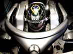 Льюис Хэмилтон в кокпите Mercedes W10 на тренировках в Бразилии