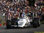 Джонатан Палмер за рулем Williams-Honda FW08C, Гран При Европы'83