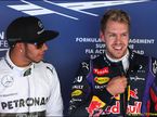 Льюис Хэмилтон и Себастьян Феттель