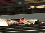 Стоффель Вандорн за рулём McLaren в заключительный день первой серии тестов в Барселоне