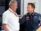 Кристиан Хорнер и Хельмут Марко, консультант компании Red Bull по автоспорту