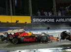 Гран При Сингапура. Столкновение на первом круге